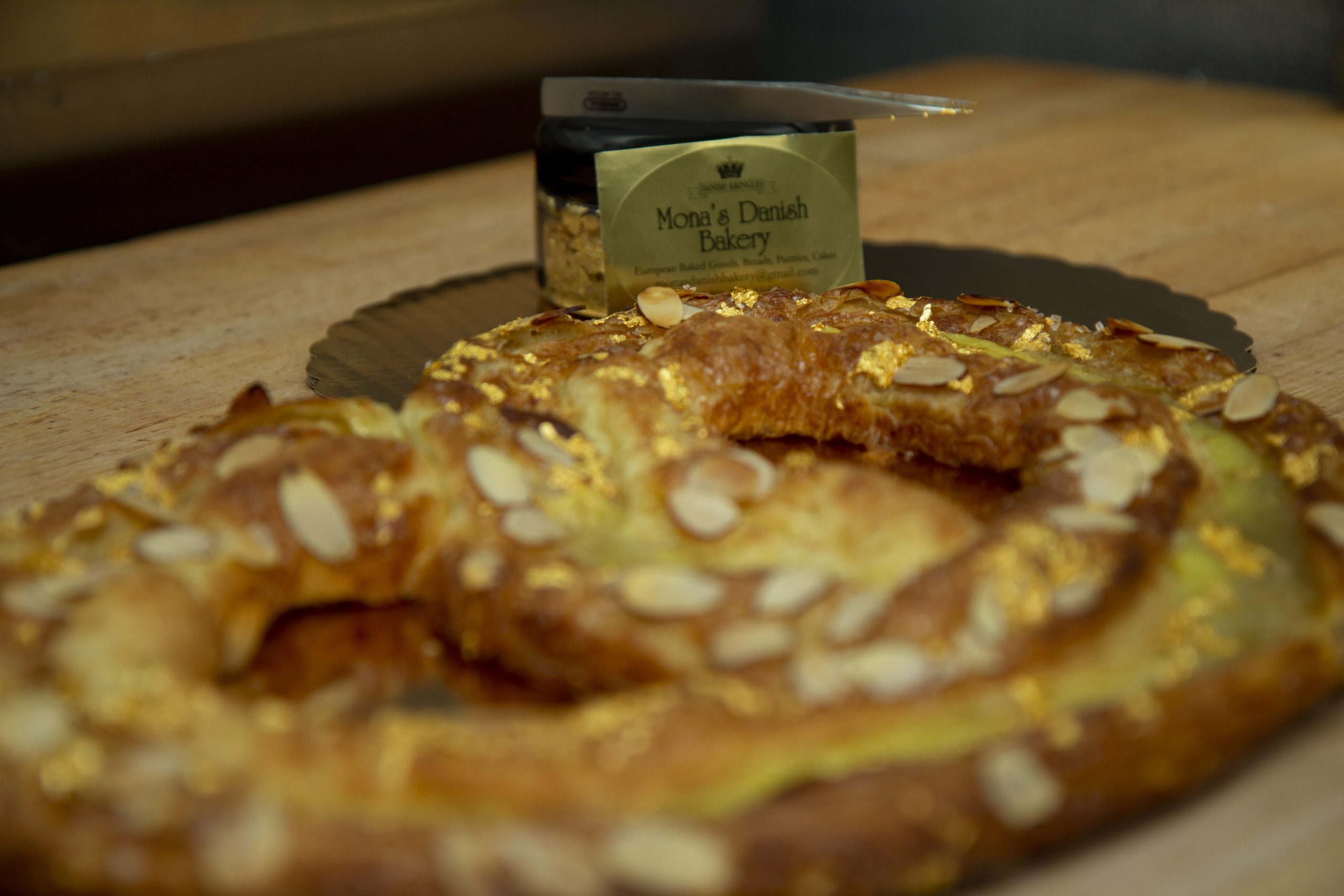 Buy Tasty 24K EDIBLE GOLD KRINGLE Online - Mona's Danish Bakery